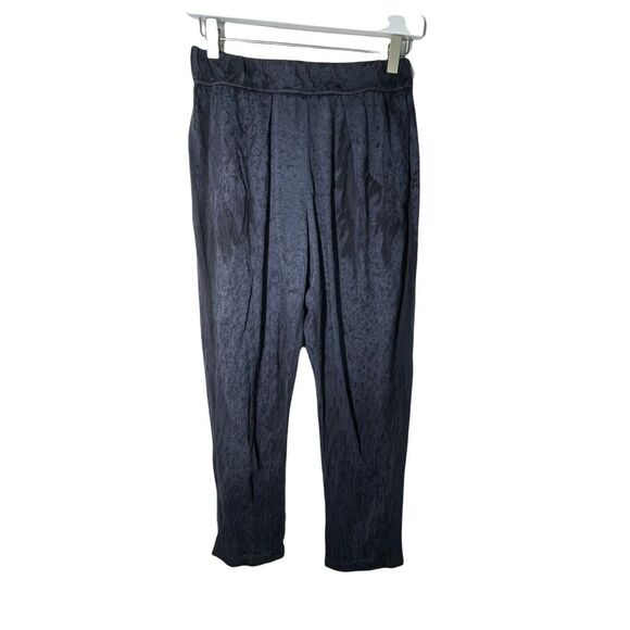 Raquel Allegra size 0 blue easy lounge cropped pants - Picture 1 of 6